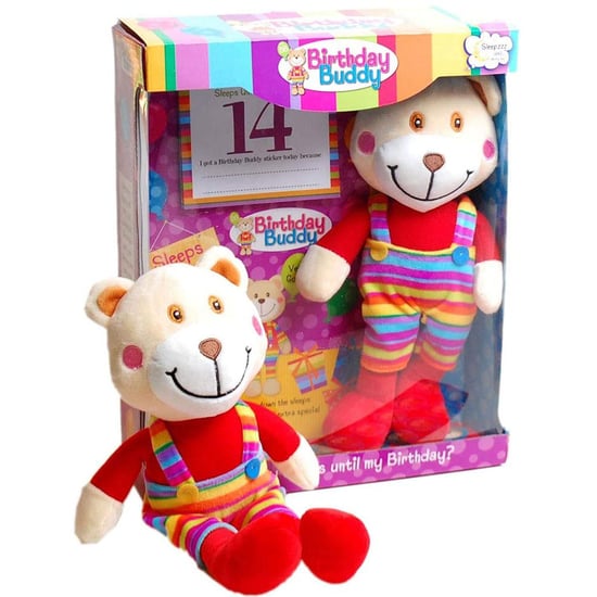Doodle Birthday Buddy Count Down Birthday Bear Toy-Boy