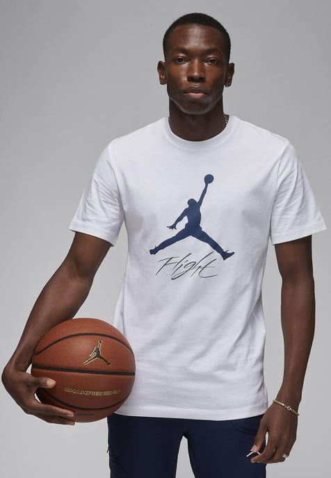 Nike Jordan Jumpman Flight T Shirt in Wit - Image 1