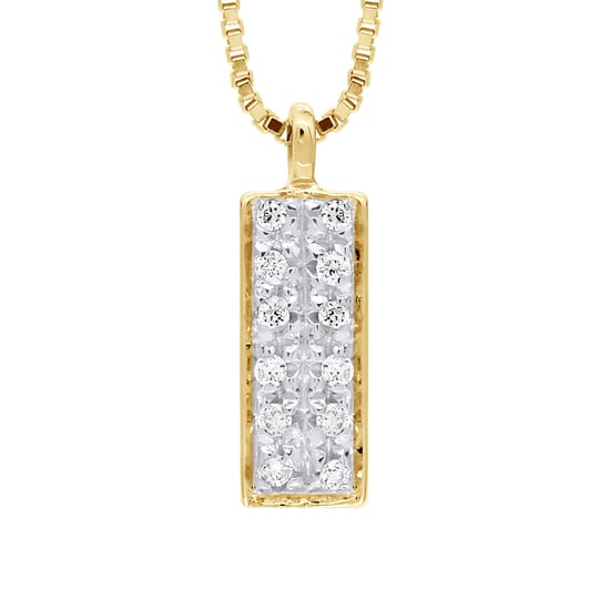 DIADEMA - Necklace with Diamonds - Yellow Gold