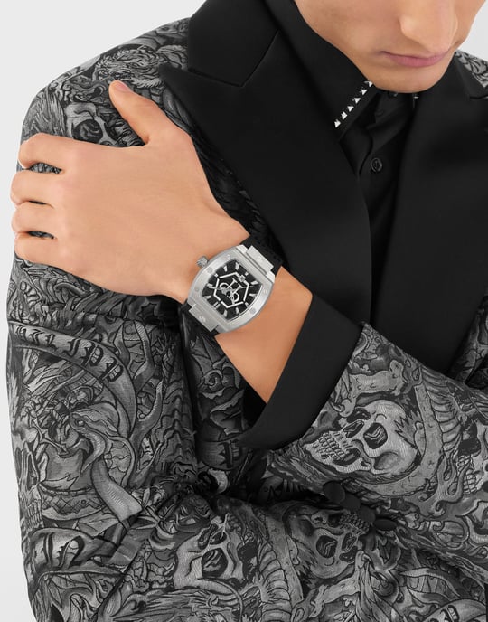 Philipp Plein The Hexagon Phantom Heren Horloge Zwart PWPUA0524 - Image 3