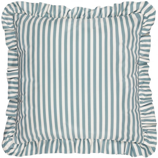 Wylder Nature Millie Ruffle Gestreepte Buitenkussenhoes - Image 1