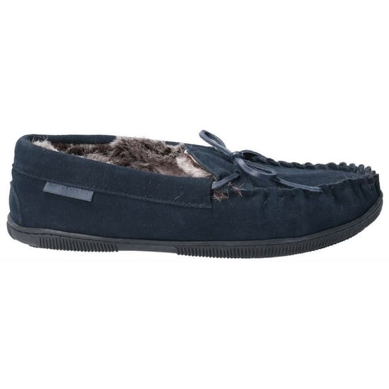 Hush Puppies Heren Ace Slip On Leren Slipper (Marine) - Image 3