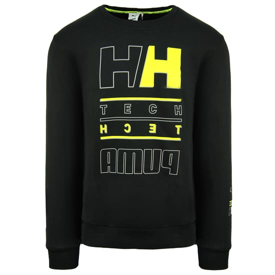 Puma x Helly Hansen Long Sleeve Crew Neck Black Men Graphic Sweatshirt 598284 01