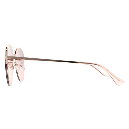 Calvin Klein Aviator Mens Rose Gold Brown CK20121S