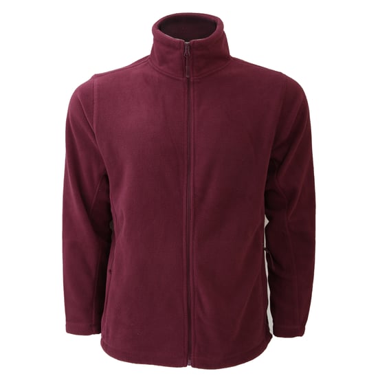 Russell Heren Full Zip Outdoor Fleece Jacket (Bourgondië) - Image 1