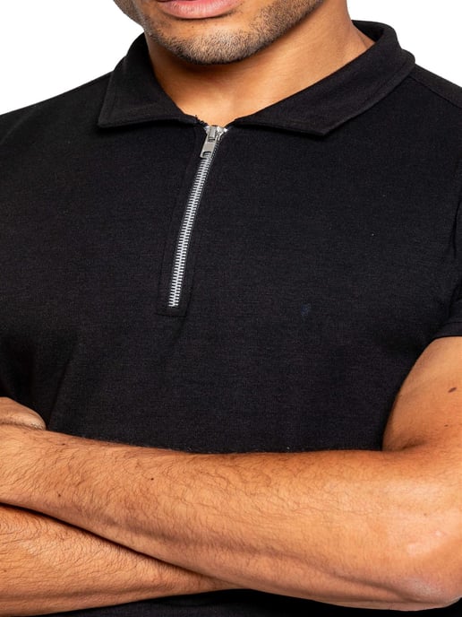 Enzo | Heren Polo Trainingspak Set - Zwart - Image 4