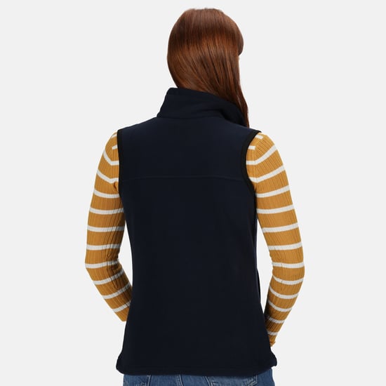 Regatta Womens/Ladies Haber II 250 Series Anti-pill Fleece Bodywarmer / Sleeveless Jacket (Dark Navy)