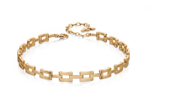 Fiorelli Fashion Gold Plated Link Chain Choker Necklace 28cm + 6cm
