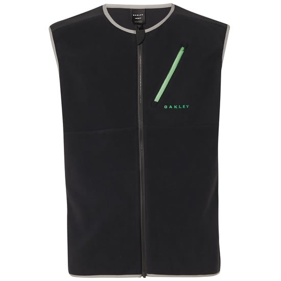 Oakley Zip Up Black Hydrofree Mens Hybrid Pile Vest 412767 02E