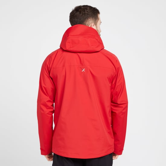 OEX Men's Tirran Waterproof Athletic Fit Jacket with Adjustable Hood, Hiking Raincoat
