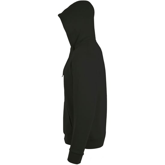 SOLS Herenstenen Ritssluiting in de vorm van een gewone Hoodie (Zwart) - Image 3