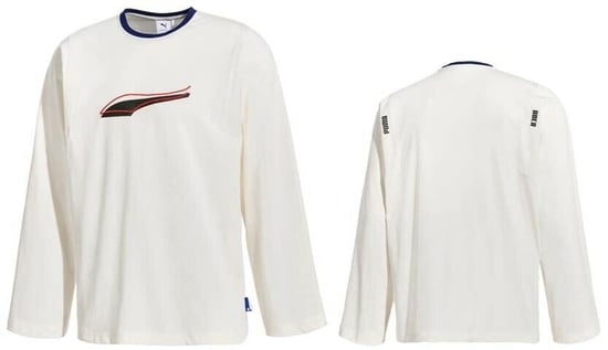 Puma x Ader Error Long Sleeve T-Shirt Tee Top Cream Mens 578491 80