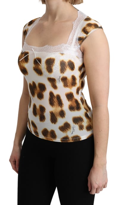 Roberto Cavalli Women's Animal Print Top