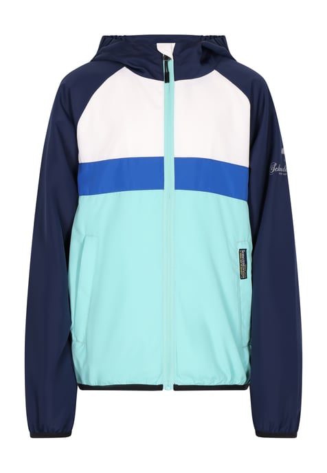 Schmuddelwedda Anorak meisjes (kinderen) Turkoois kleurblok - Image 1