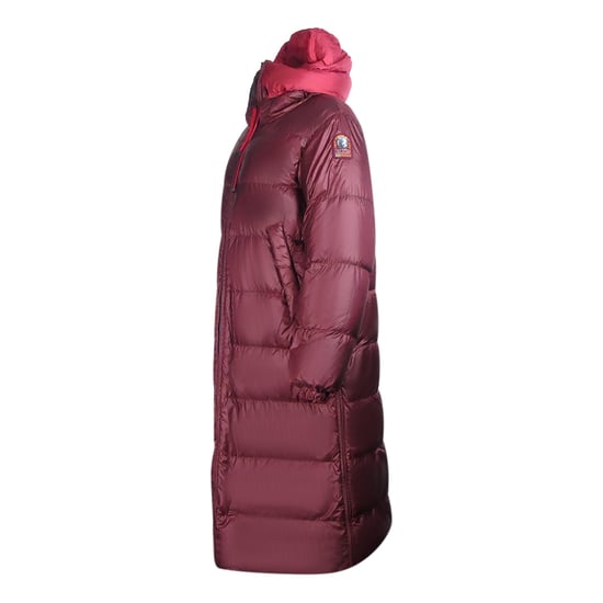 Parajumpers Sleeping Bag Reversible Red Long Hooded Down Jacket