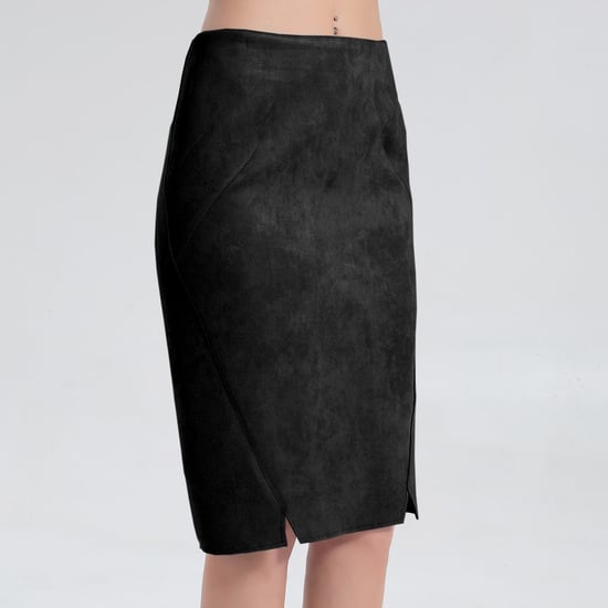 Suede rechte rok - Image 5