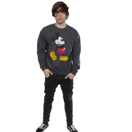 Disney Heren Mickey Mouse Classic Kick Sweatshirt (Donkere Heide) - Image 4
