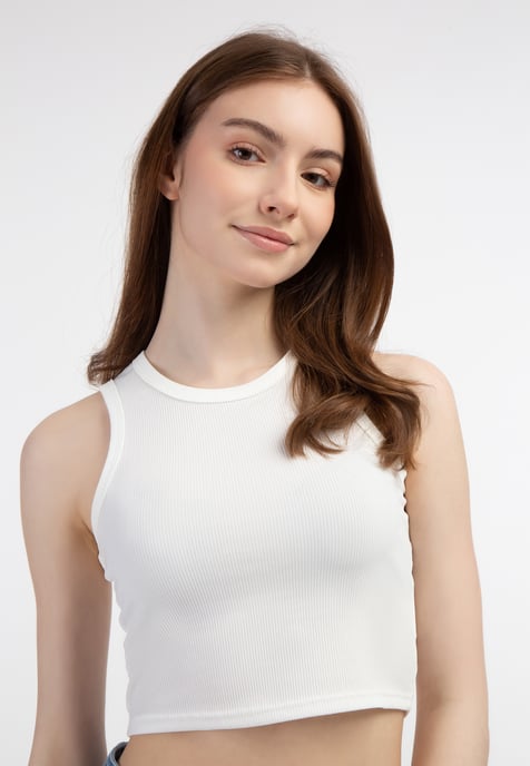 Mymo Tanktop Dames wit - Image 5