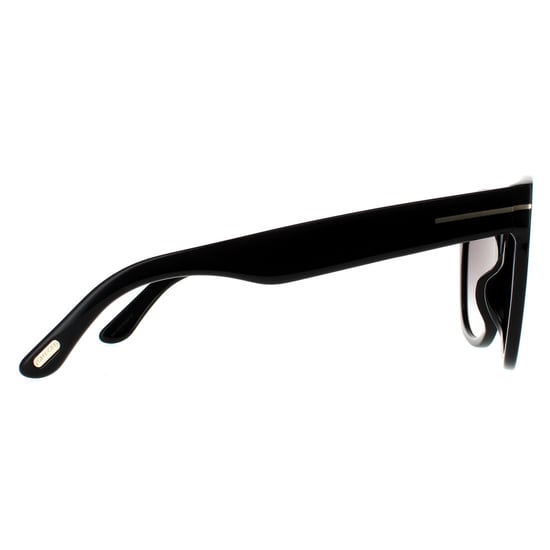 Tom Ford zonnebril Wallace FT0870 01B Shiny Black Smoke Gradiënt - Image 4