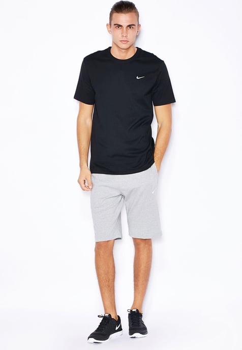 Nike heren T-shirt met geborduurde Swoosh zwart - Image 4