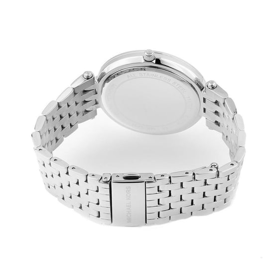 Michael Kors MK3437 Darci zilveren Crystal Pave dameshorloge - Image 3