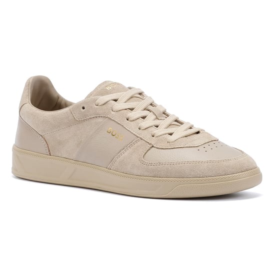 Boss Brandon Suède/Leder Heren Beige Sportschoenen - Image 2