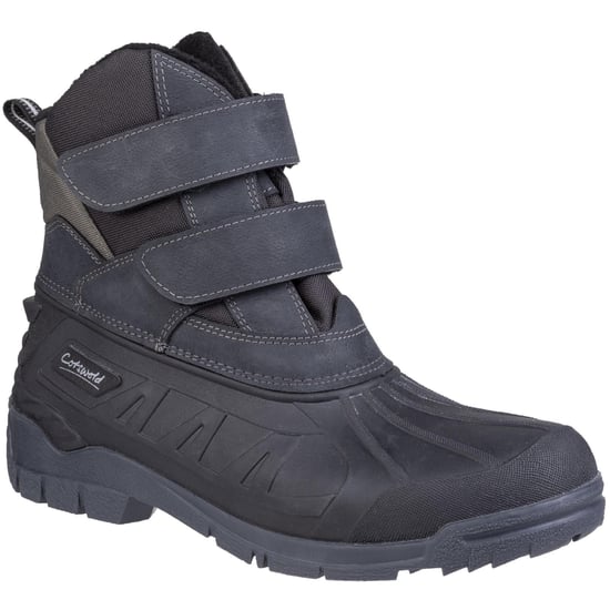 Cotswold Heren Kempsford Hybride Wellington Boot (Zwart) - Image 1