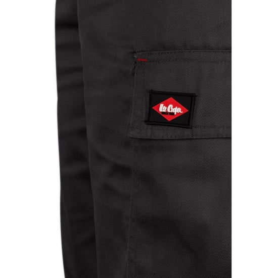 Lee Cooper Heren Klassieke Cargo Korte Broek (Zwart) - Image 3