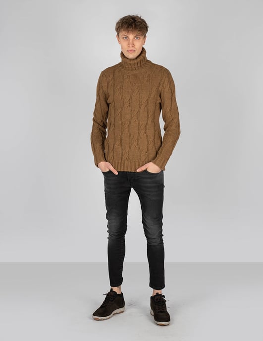 Xagon Man stoppen Turtleneck Mannen beige - Image 2