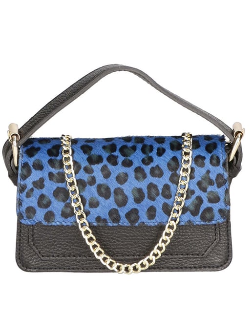 Gave Lux Clutch bag women CHEETAH BLU