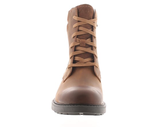 Clarks Womens Ankle Boots Discover Effortless Leather Zip brown - Image 3