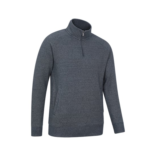 Mountain Warehouse Heren Bamburgh Trui met halve rits (Marine) - Image 4