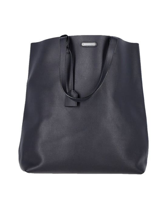 Saint Laurent Bold Shopping Tote Bag in Zwart Kalfsleer - Image 1