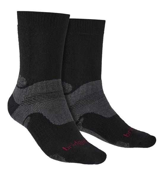 Bridgedale - Heren Wandelsokken Midgewicht Merino Wol - Zwart - Image 1