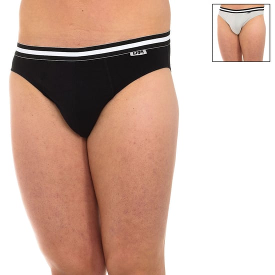 Pack-2 Briefs Cotton Streech tejido transpirable D6577 hombre