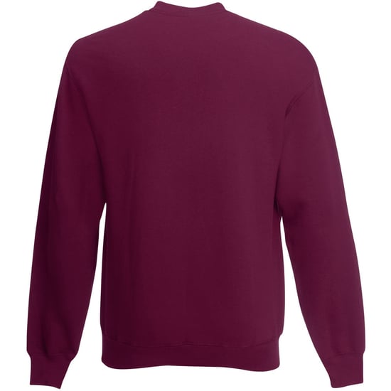 Fruit Of The Loom Mens Set-In Belcoro® Yarn Sweatshirt (Burgundy)