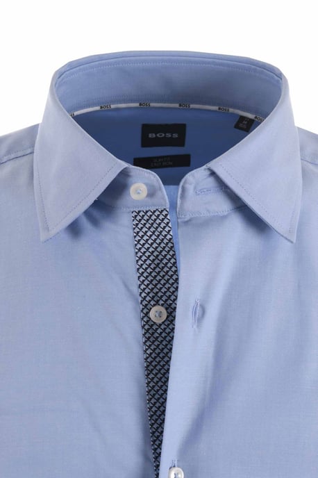 Boss H-hank-kent-c6-242 Long Sleeved Shirt Light Pastel Blue