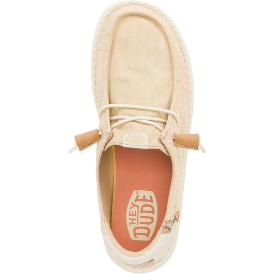 HEYDUDE Wendy Ambachtelijk Boho Katoenen Damesschoenen Tan - Image 4