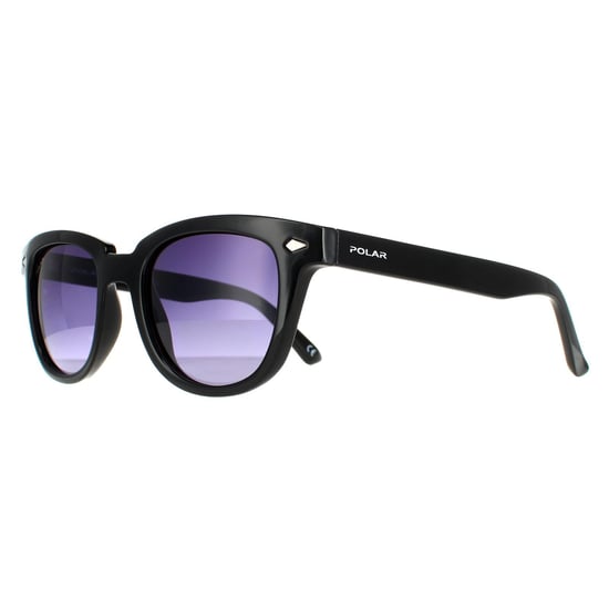 Polar Oval Mens Black Grey Purple Gradient Riley