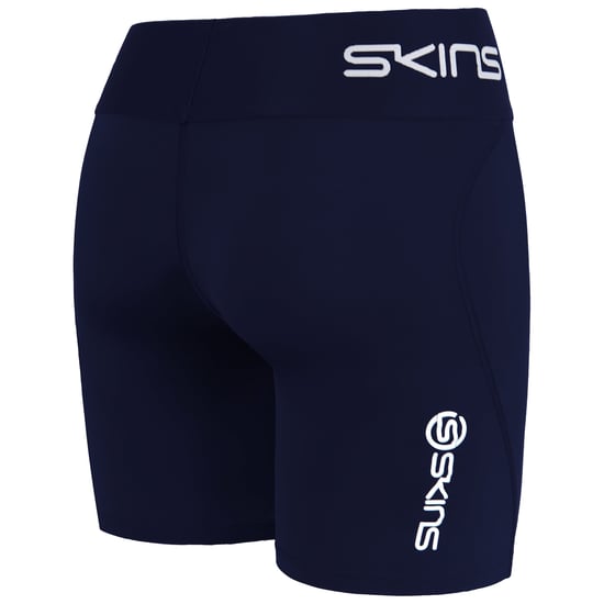 Skins Serie-1 Dames Navy Half Halfbroek Shorts - Image 2