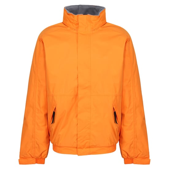 Regatta Mens Dover Waterproof Insulated Jacket (Sun Orange/Seal Grey)