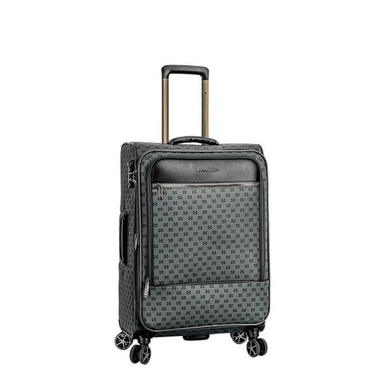 Gray extended travel pack, robust Softshell suitcase