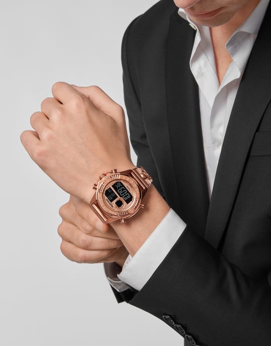 Philipp Plein The G.o.a.t. Unisex Horloge Rosékleurig PWFAA0421 - Image 4