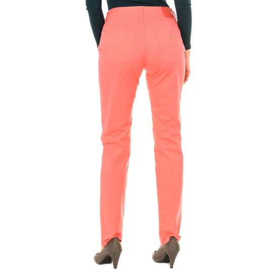 Long stretch fabric pants 3Y5J18-5NZXZ woman