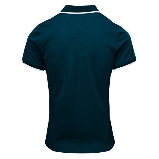 Premier Dames/Dames Coolchecker Contrast Piqué Poloshirt (Marine / Wit) - Image 2