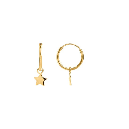 Luxenter essentiële oorbellen in 925 sterling zilver met 18 karaat geelgouden afwerking - Image 1