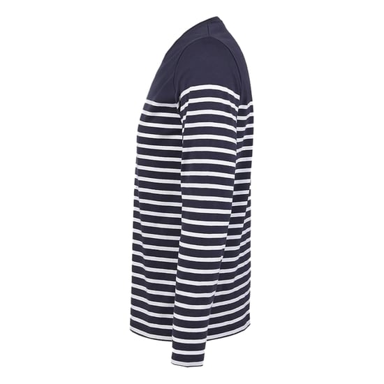 SOLS Heren Matelot Gestreept T-shirt Met Lange Mouwen (Franse marine / Wit) - Image 4