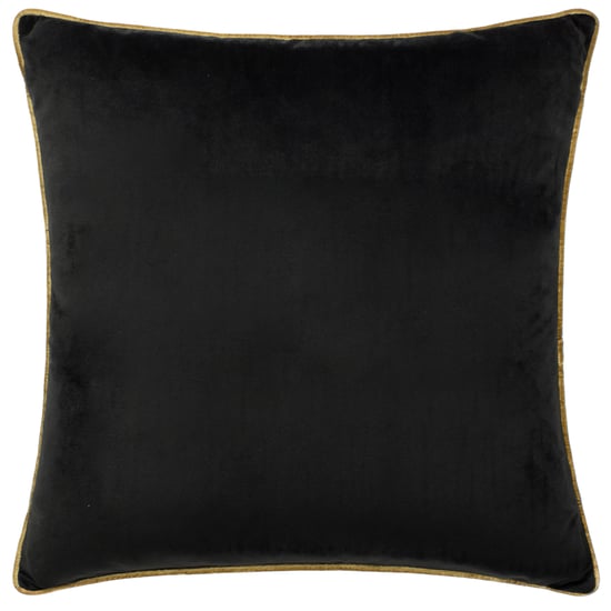 Paoletti Meridian Piped Velvet Feather Filled Cushion