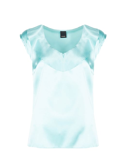 Pinko Top Fascinoso Vrouw turkoois - Image 1