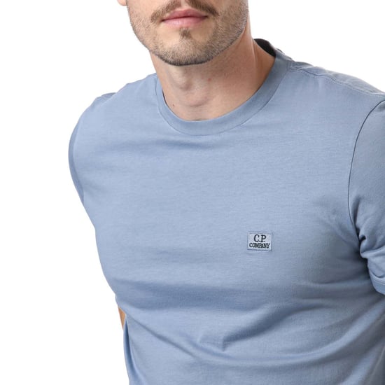 Men's C.P. Company Logo T-Shirt in Blue